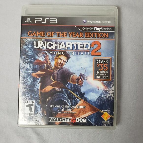 Uncharted 2 Among Thieves  Game of the Year Edition Sony PlayStation 3 PS3 works - Picture 1 of 4